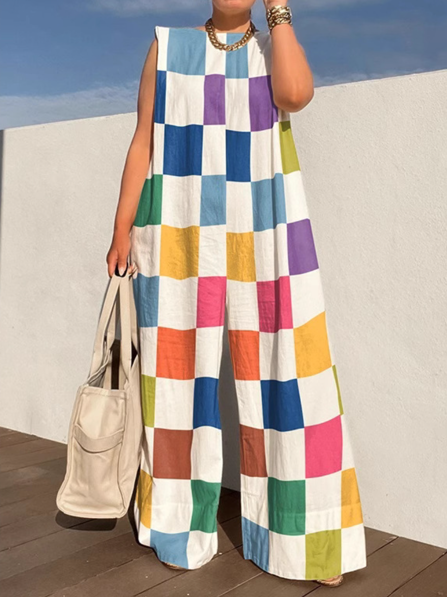 Dazzle Colorblock Jumpsuit