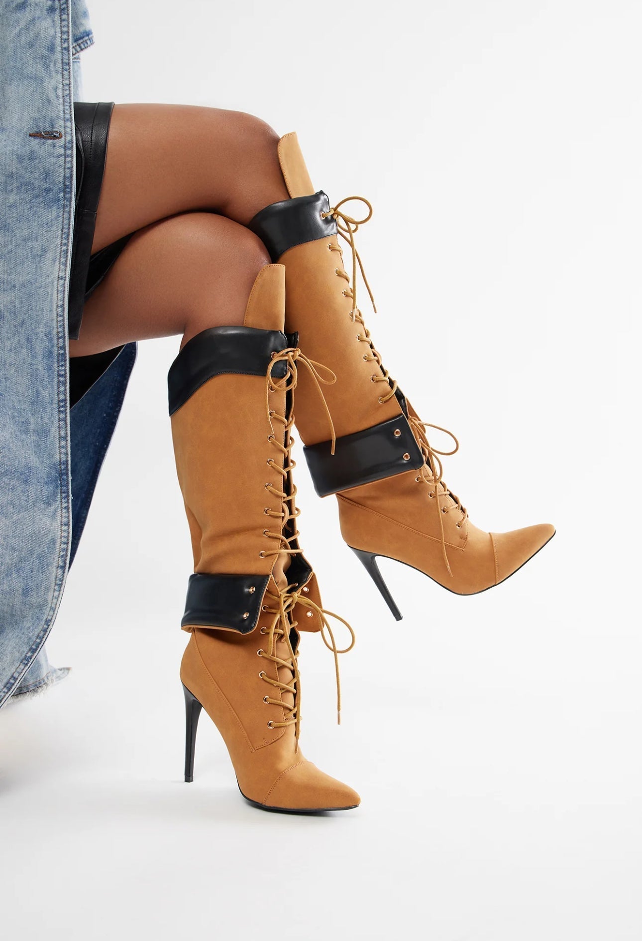 Timb Heel Boots