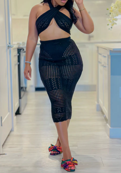 Hot Vacation Skirt 2pc Set