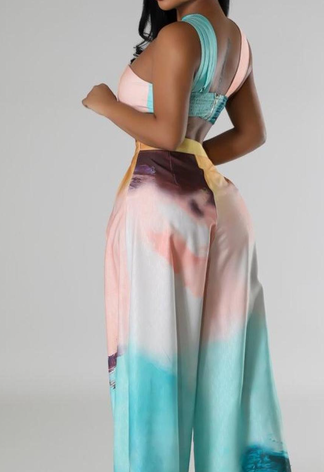 The Chic Floral Pants 2pc Set