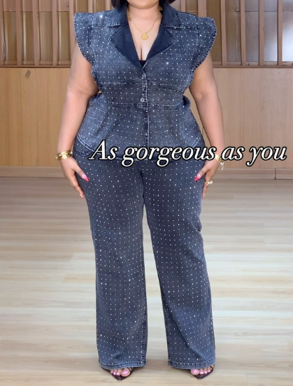 Dazzle Casual 2pc Denim Set