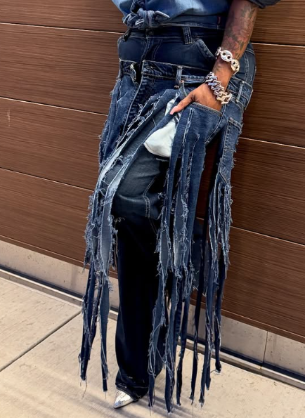 The Fab Fringe Skirt Jeans