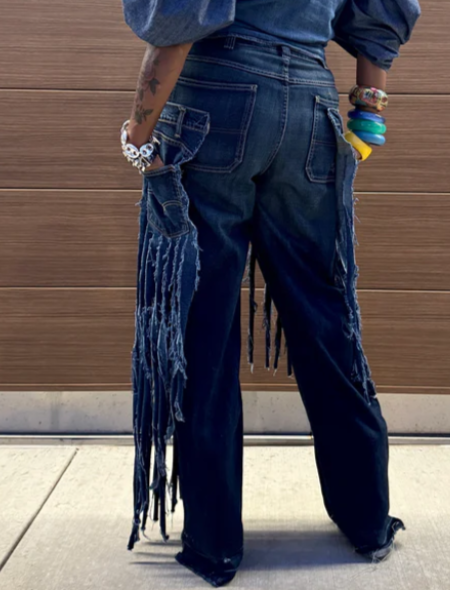 The Fab Fringe Skirt Jeans