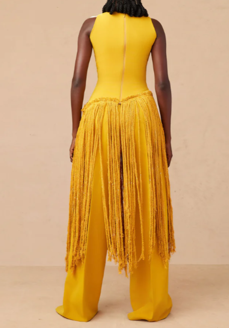 Demure Tassel Statement Set
