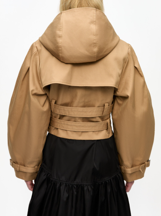 Chill Double Belted Hooded Jacket & Shorts Set
