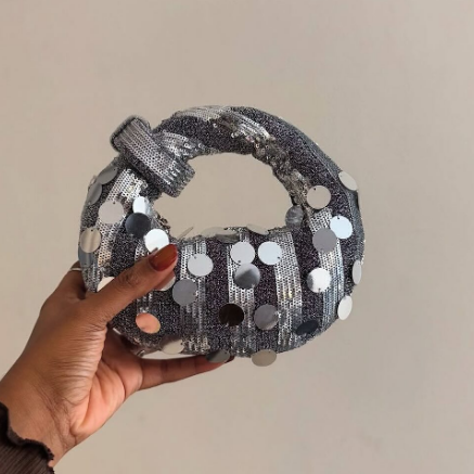 Sequin Dazzle All Night Clutch