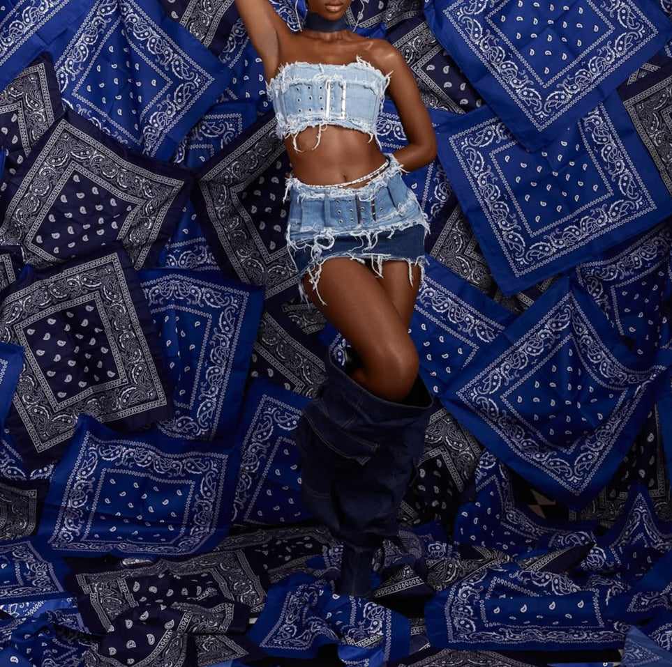 Denim Drip Set