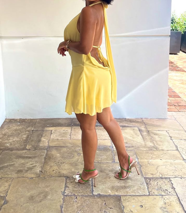 Daisy Collar Mini Skirt