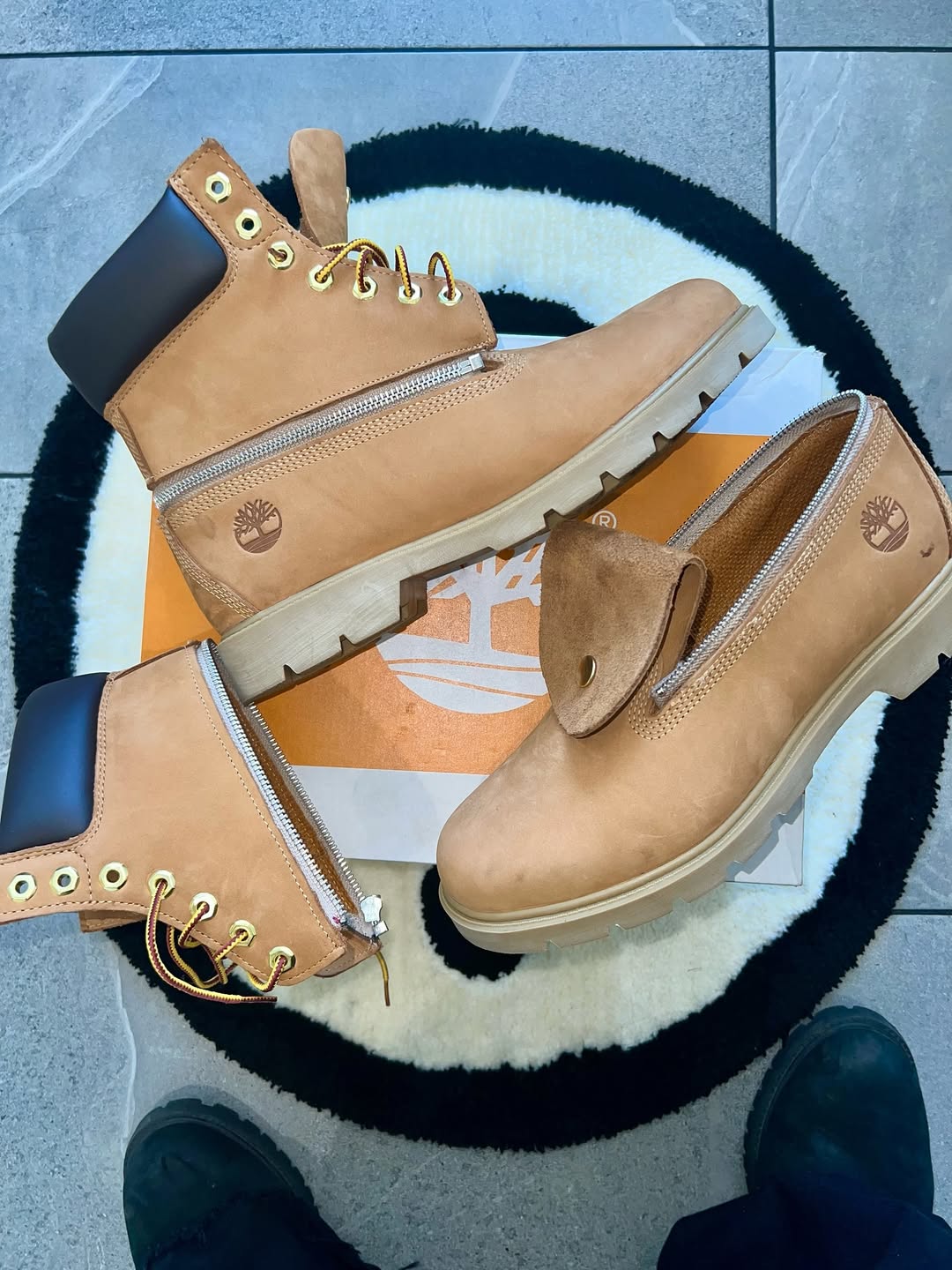Removable Martin Boots, two ways to wear