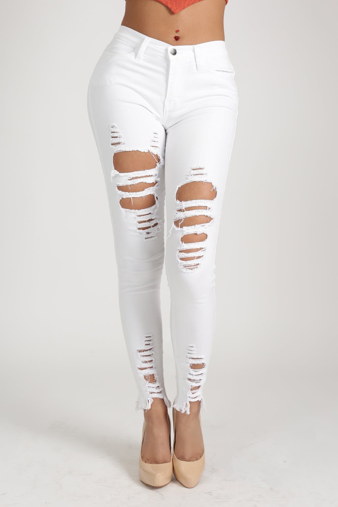 I'm Different White Jeans - White - KNOWSTYLE - EDGE - EDGEONLINESTORE