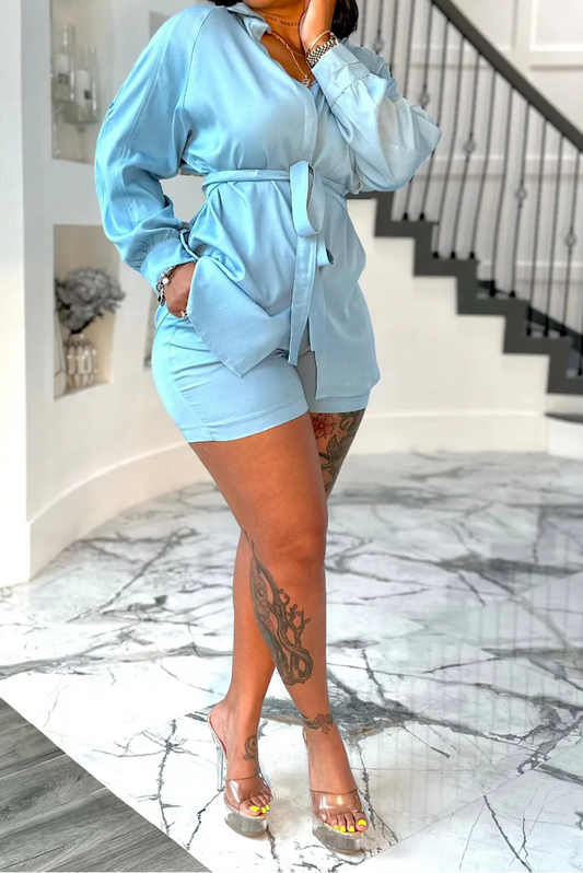 Eboni Linen Short Set