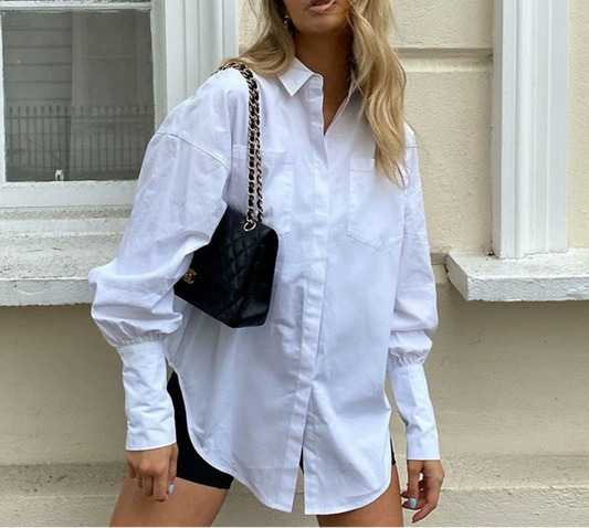 Loose & Versatile Simple Pocket Shirt