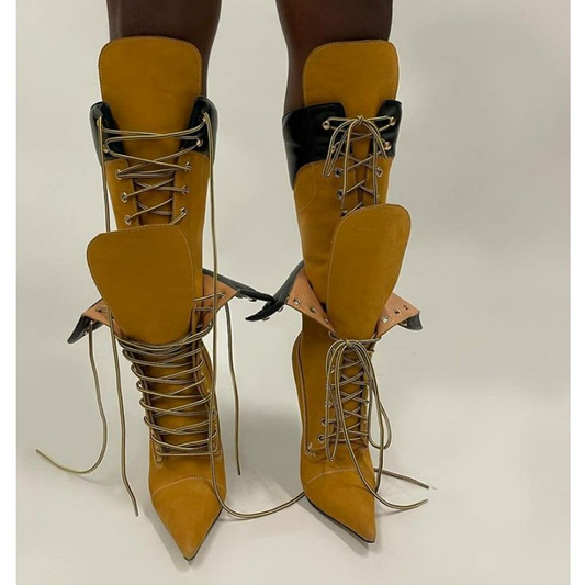 Timb Heel Boots