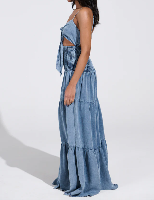 Boho Denim Jumpsuit