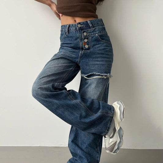 Stylish American Retro Jeans