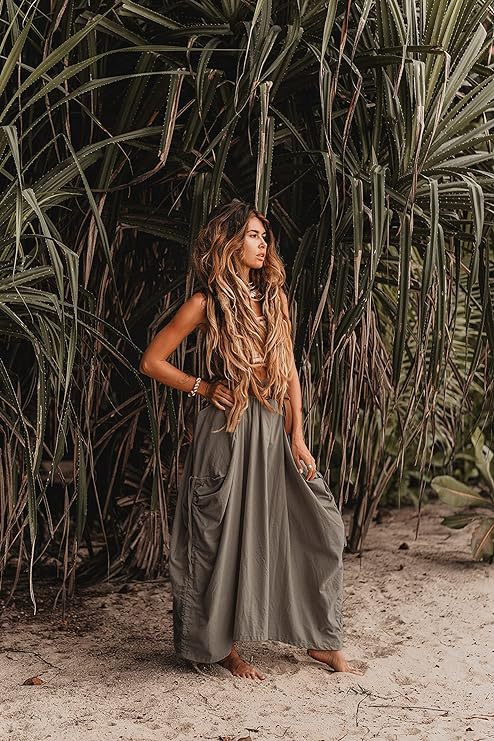 Drawstring Pocket Loose Skirt