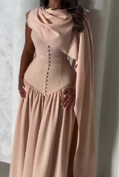 Summer Satin French Dress