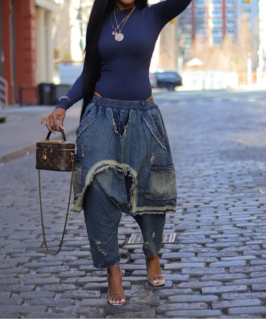 Harem Denim Bae Pants