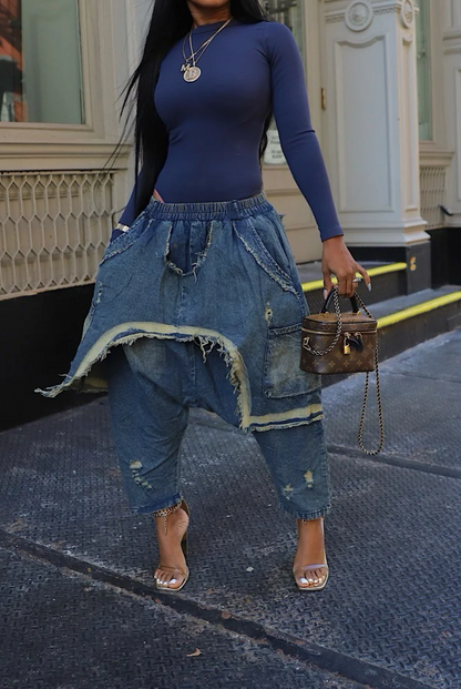 Harem Denim Bae Pants