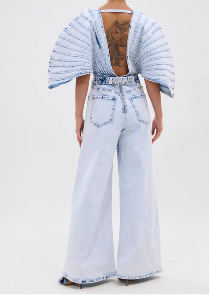 Born To Stand Out Denim Jumpsuit