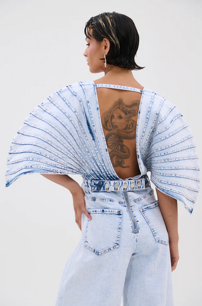 Born To Stand Out Denim Jumpsuit