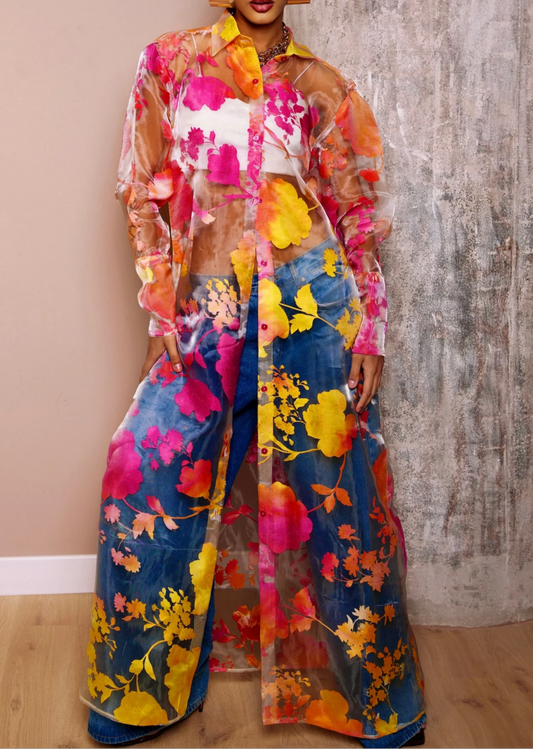 Blossom Shirt Dress