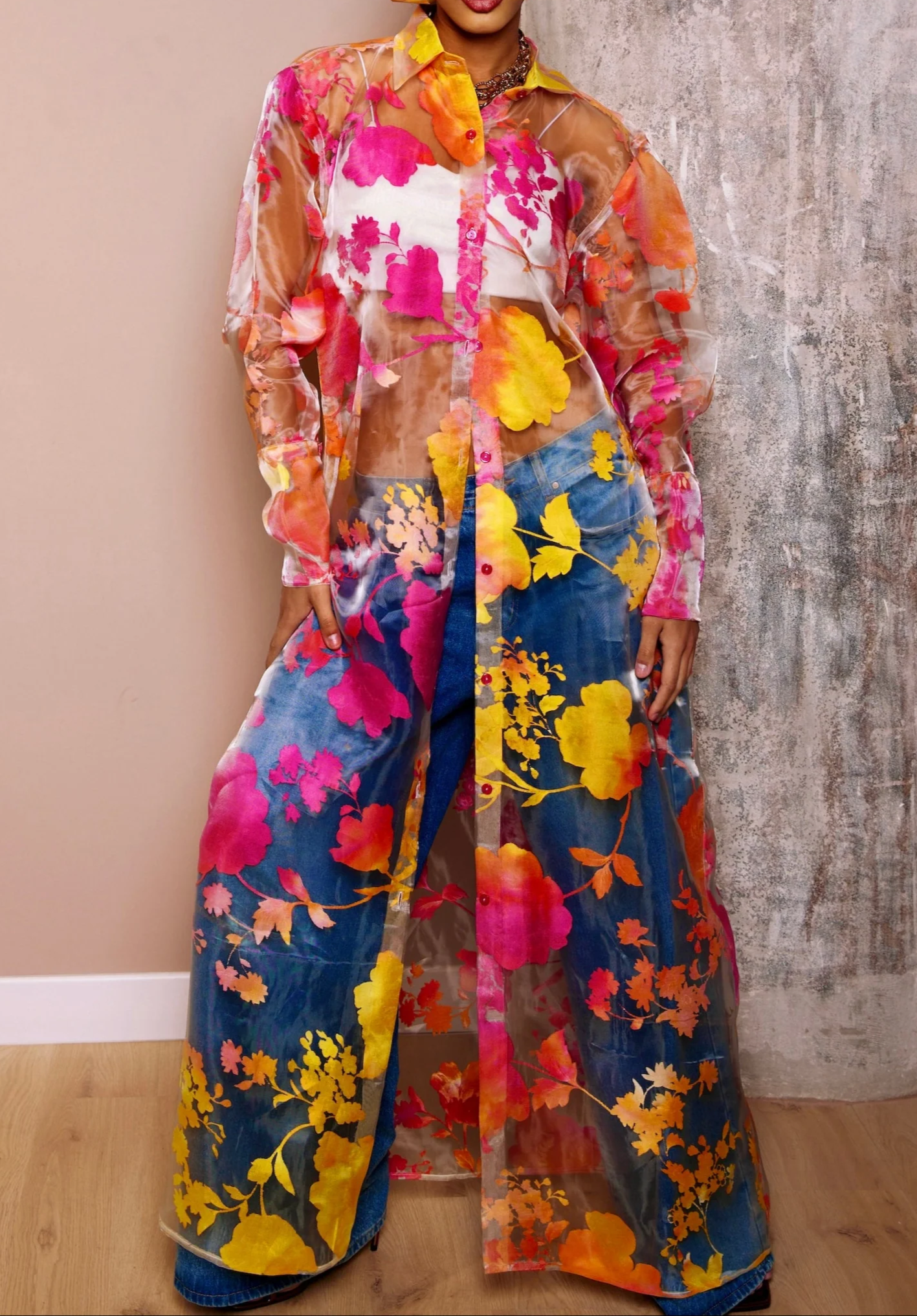 Blossom Shirt Dress