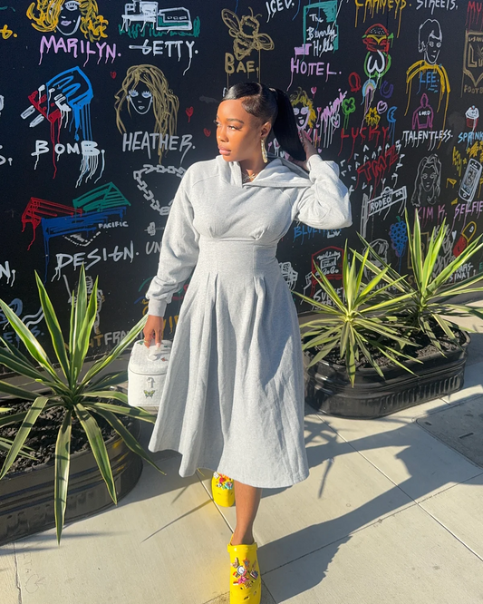 Street Chic Midi Dress