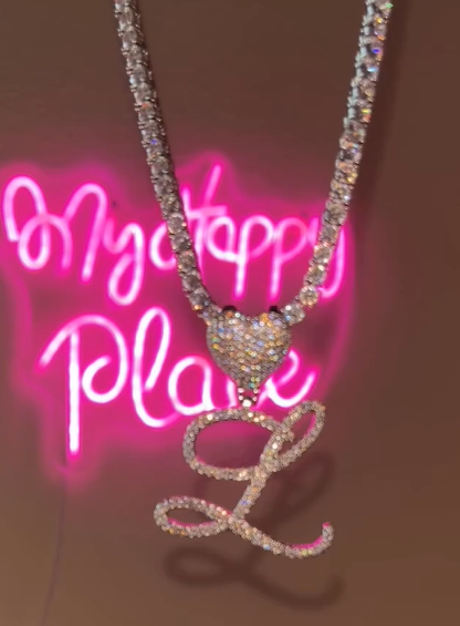 Chill Alphabet Pendant Necklace