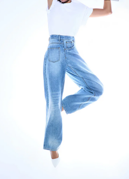 Look Sideways Wide Leg Jeans