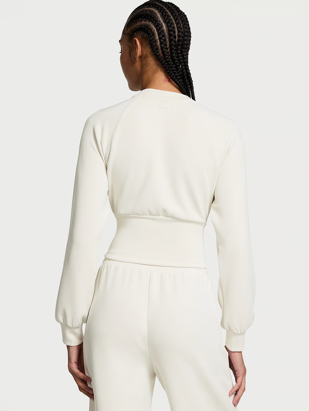 Knit Corset Crewneck & Wide-Leg Pant Set