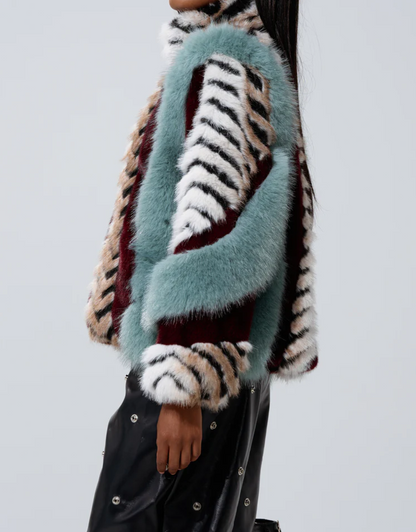 Have It All Paneled Fur Coat