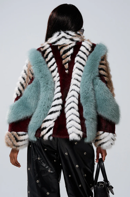 Have It All Paneled Fur Coat