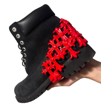 Personalized Custom-Made Boots With Patchwork Design