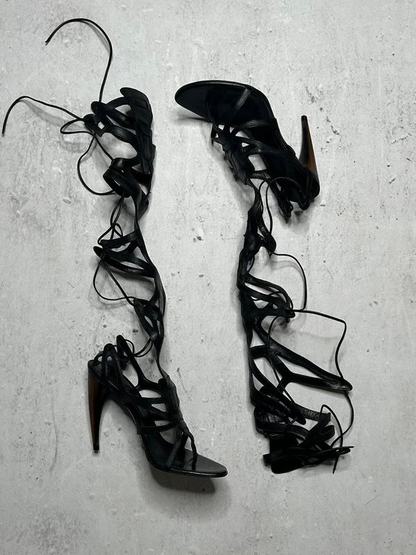 Gladiator Knee High Sandals