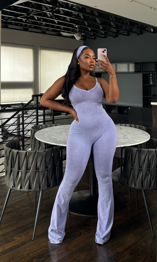 Lilac Jumpsuit Headband Set