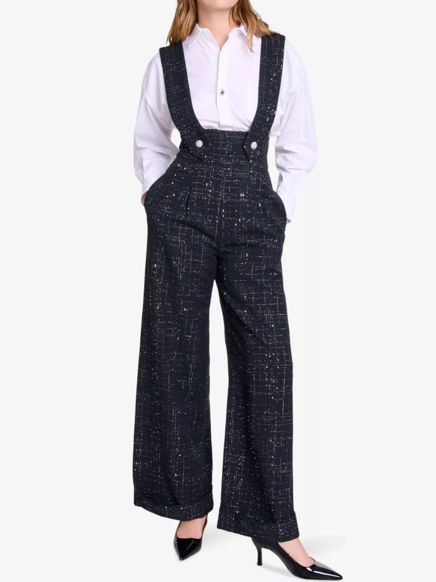Fashion Wide-leg Woven Trousers