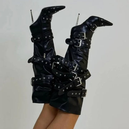 Pop Pointed High Boots