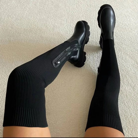 XL Knit Boots