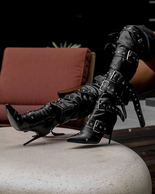 Pop Pointed High Boots