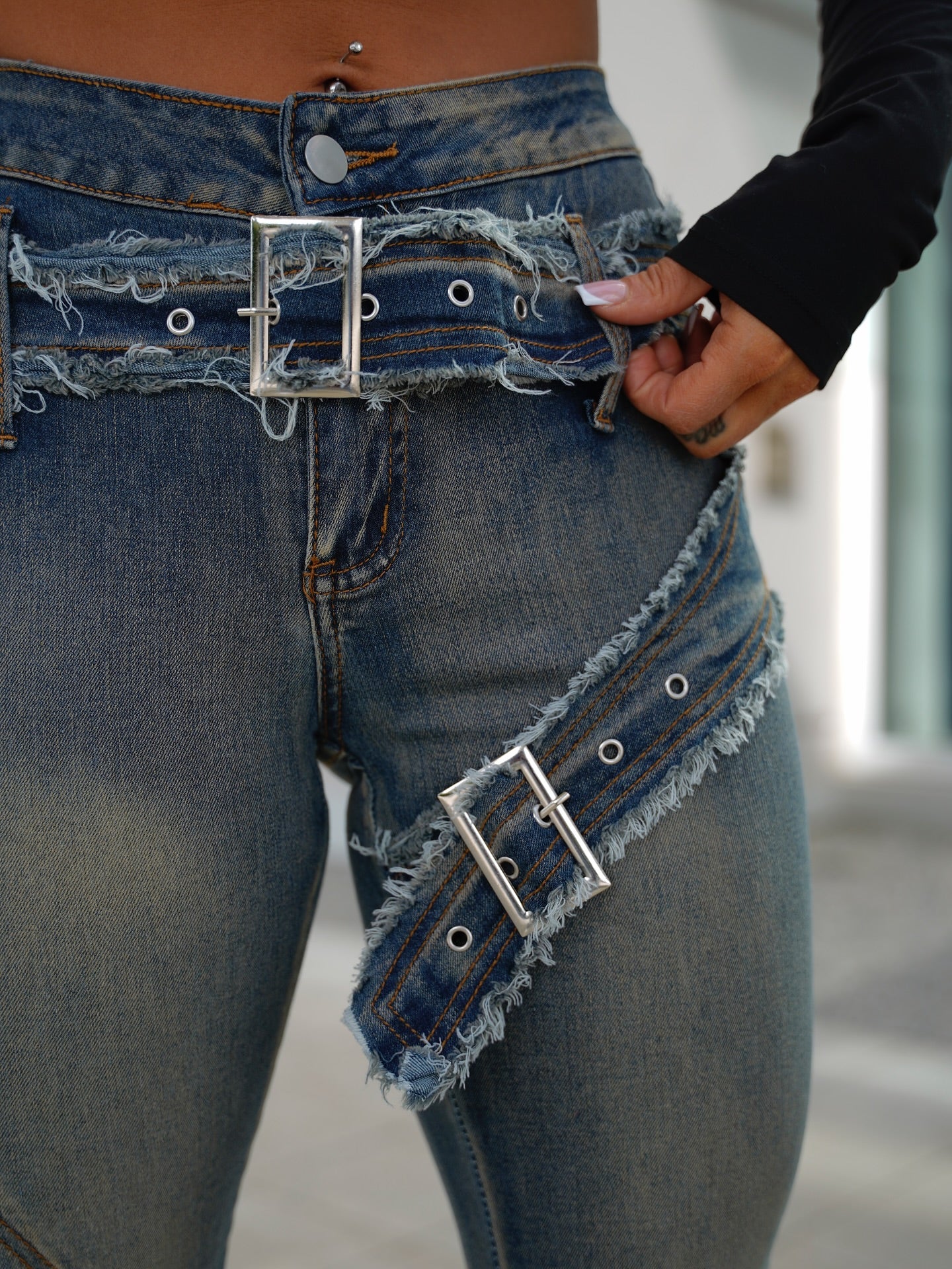 Fab Belt Jeans