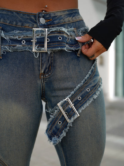 Fab Belt Jeans