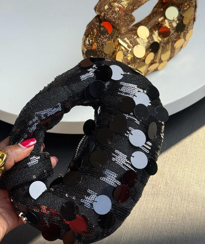 Sequin Dazzle All Night Clutch