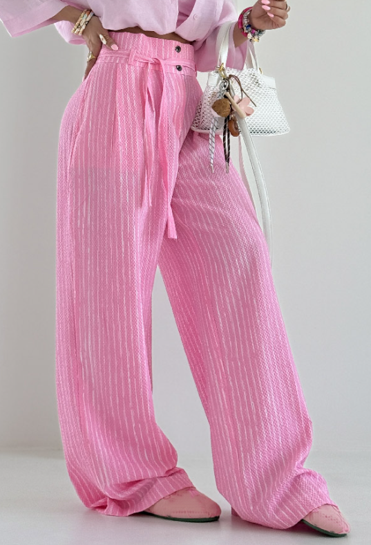 High Waist Wide Leg Cool Pants