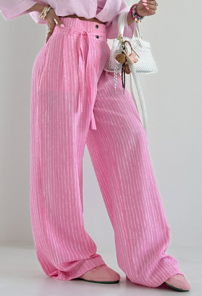 High Waist Wide Leg Cool Pants