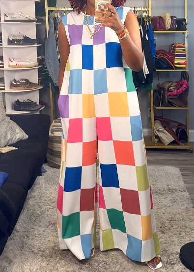 Dazzle Colorblock Jumpsuit