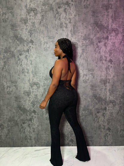 Black Lace Jumpsuit