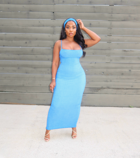 Blue Maxi Headband Set