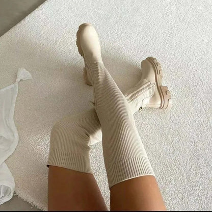 XL Knit Boots