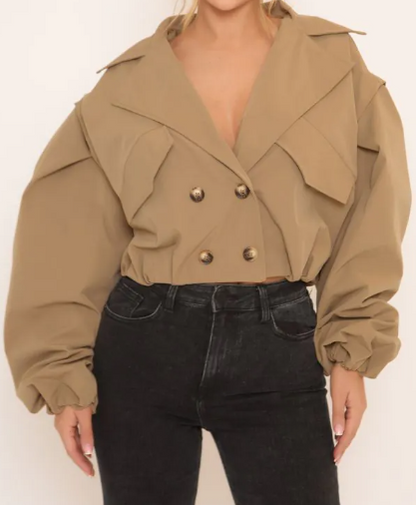 Fab Short Trench Jacket